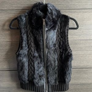 Fur vest (rabbit fur)